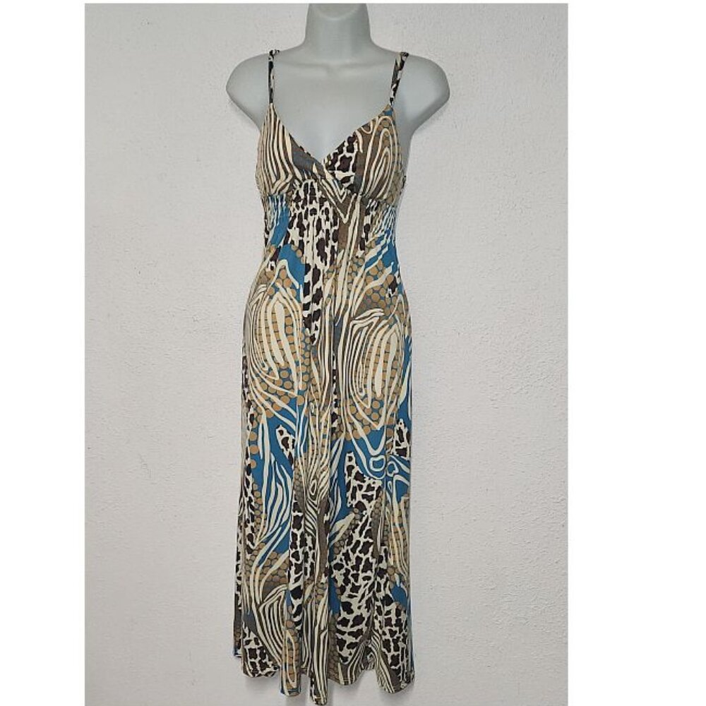 ALYN PAIGE ** Dress. Maxi, sleeveless, Beaded straps size small